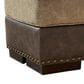Ashley Alesbury Ottoman in Chocolate, , large