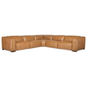 Hooker Furniture Fresco 5-Piece Stationary Reversible Sectional in Zen Carmel, , large