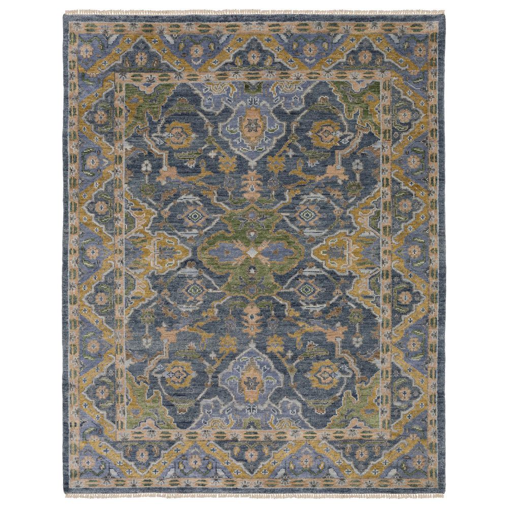 Oriental Weavers Majorca Blue and Green 6" x 9" Area Rug, , large