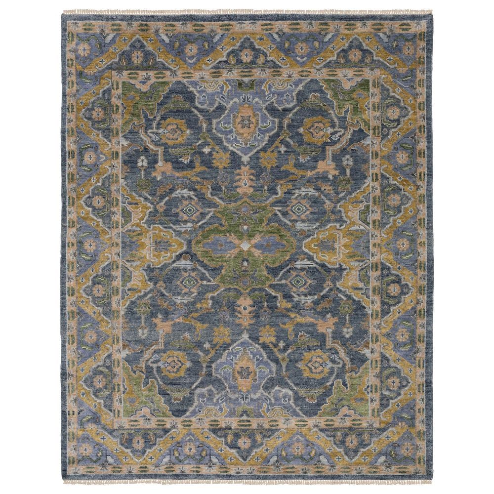 Oriental Weavers Majorca Blue and Green 6" x 9" Area Rug, , large