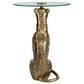 Ashley Vallain Accent Table in Antique Gold and Clear, , large