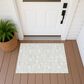 Dalyn Rug Company Soft Essentials Floral Beige 2"6" x 3"10" Indoor/Outdoor Area Rug, , large