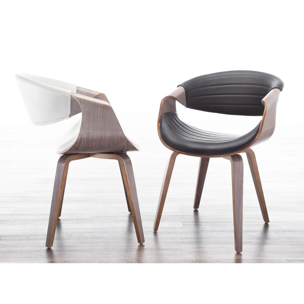 Lumisource Symphony Arm Chair with White Cushion in Light Grey, , large