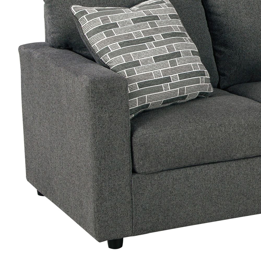 Ashley Edenfield 3-Piece Right Facing Sectional with Chaise in Charcoal, , large