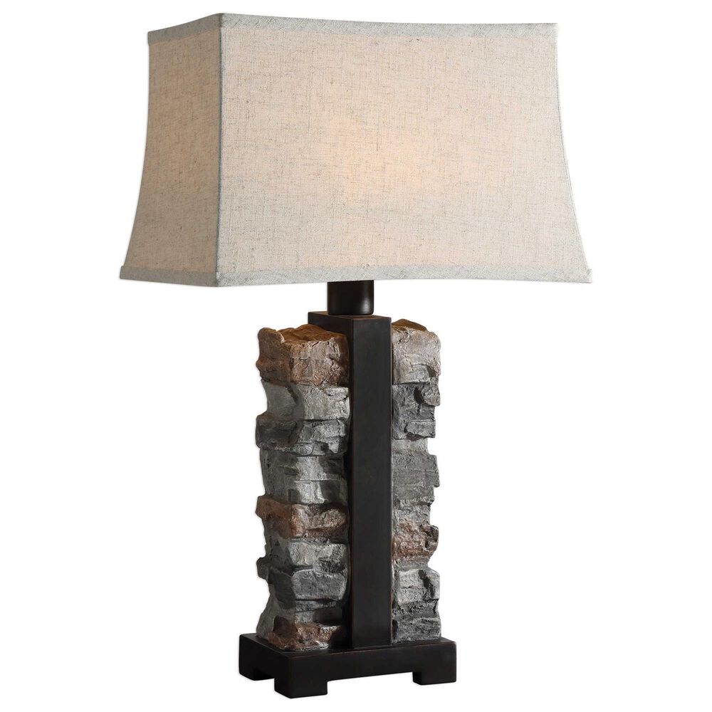 Uttermost Kodiak Table Lamp in Stacked Stone, , large