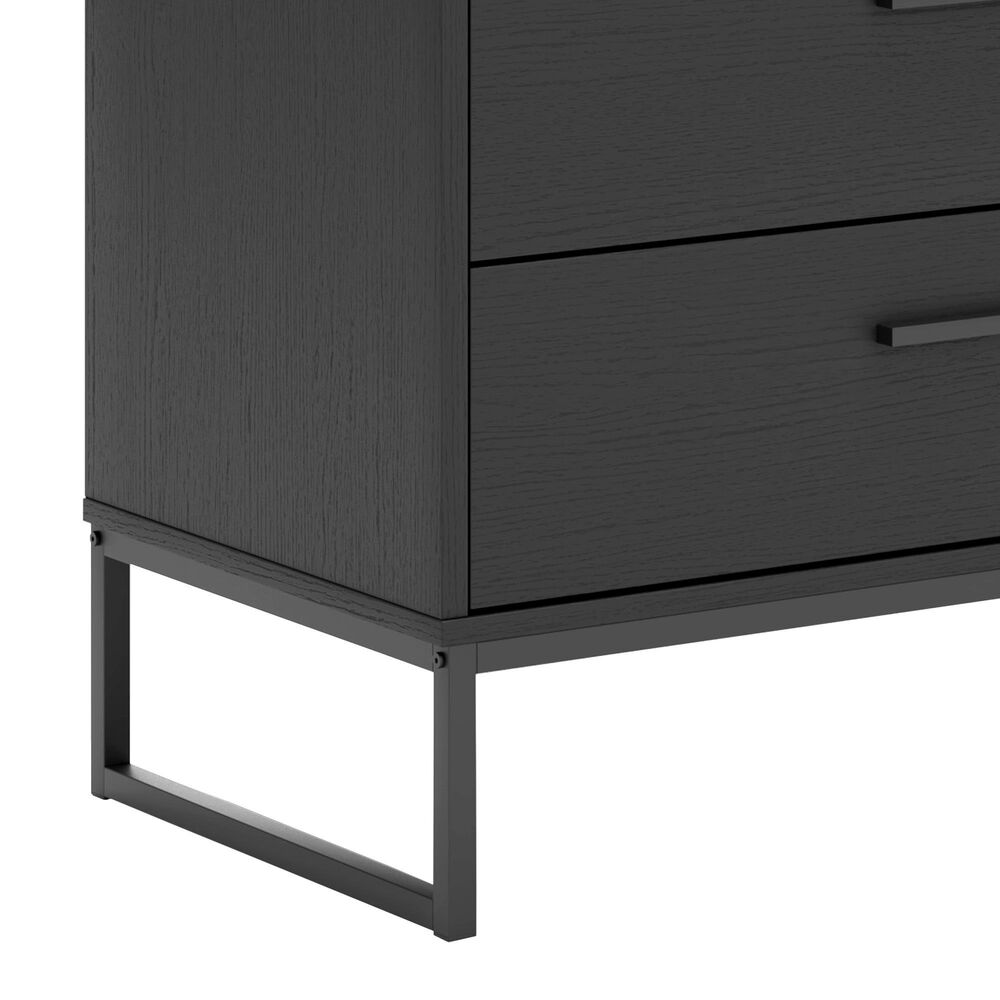 Ashley Socalle 4-Piece Queen Platform Bedroom Set in Black, , large