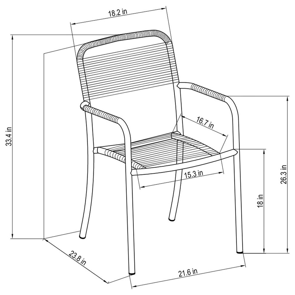 International Home Miami Pontel 11-Piece Rectangular Extendable Patio Dining Set in Grey, , large