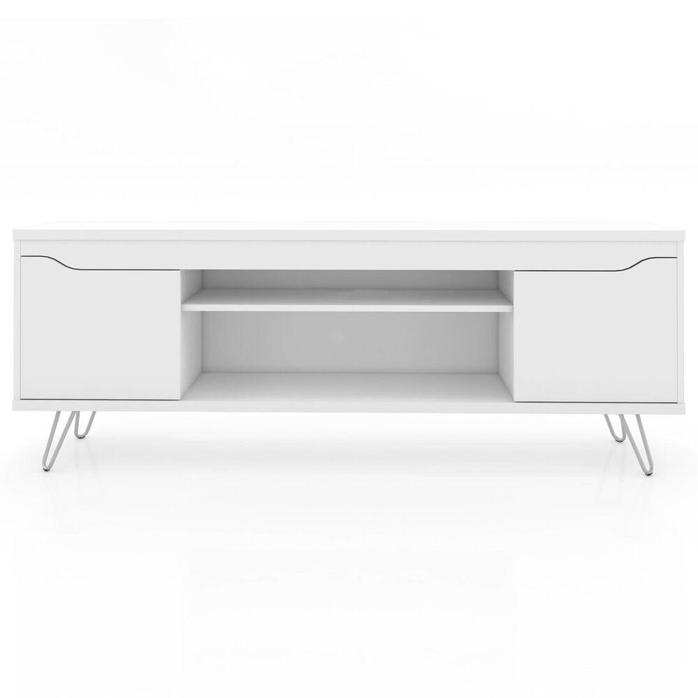 Dayton Baxter 62.99" TV Stand in White, , large