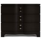 Shannon Hills Lydia 3-Drawer Bachelor"s Chest in Dark Cabernet, , large