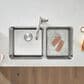Blanco Formera Double Sink in Stainless Steel, , large