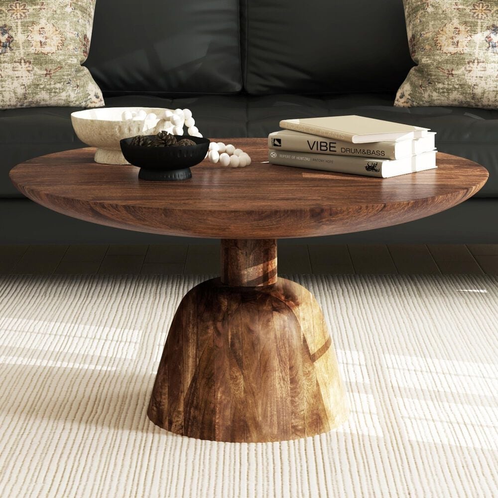 L.R. Home Branson Coffee Table in Brown, , large