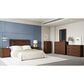 Lemoore Essential Twin Panel Headboard with Side Style in Aspen Oak, , large