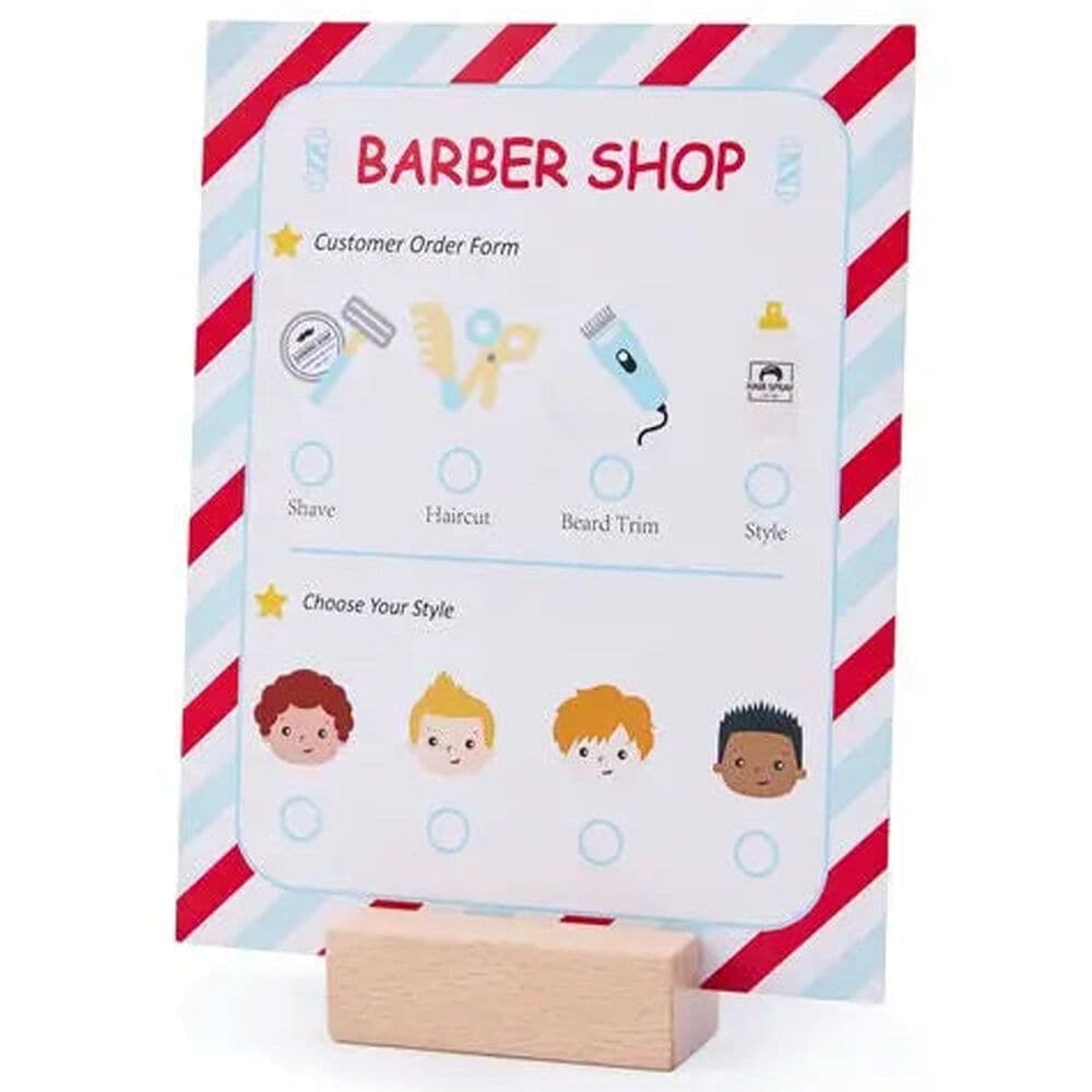 Hape Toys Stylish Barber Playset in Multicolor, , large