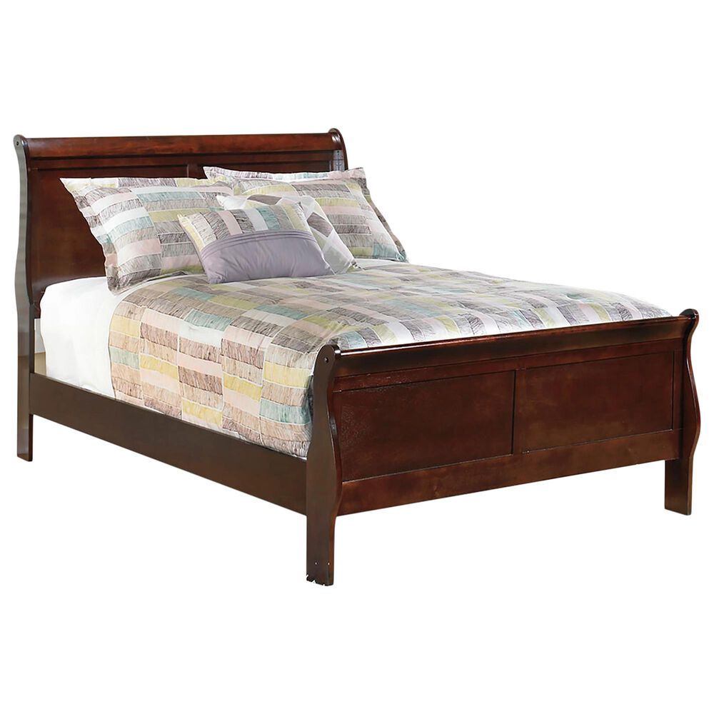 Ashley Alisdair 2-Piece Full Sleigh Bed Set in Reddish Brown, , large