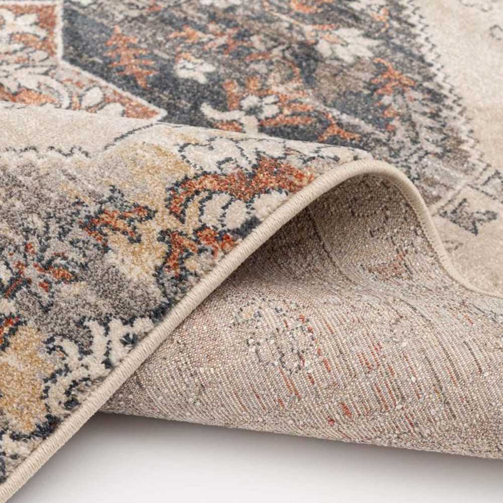 Central Oriental Montville Laylinia 7&#39;10 x 9&#39;10 Alabaster and Vintage Blue Area Rug, , large