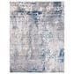 Safavieh Aston ASN718 10" x 14" Grey and Navy Area Rug, , large