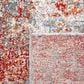 Safavieh Aston 3" x 5" Red and Grey Area Rug, , large