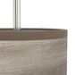 Hunter Solhaven 1-Light Mini Pendant with Light Gray Oak Shade in Brushed Nickel, , large