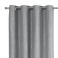 Monarch Specialties 52" x 84" Curtain Panel in Silver (Set of 2), , large