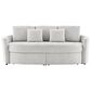 Lifestyle Solutions Beckett Stationary Storage Sofa in Ivory, , large