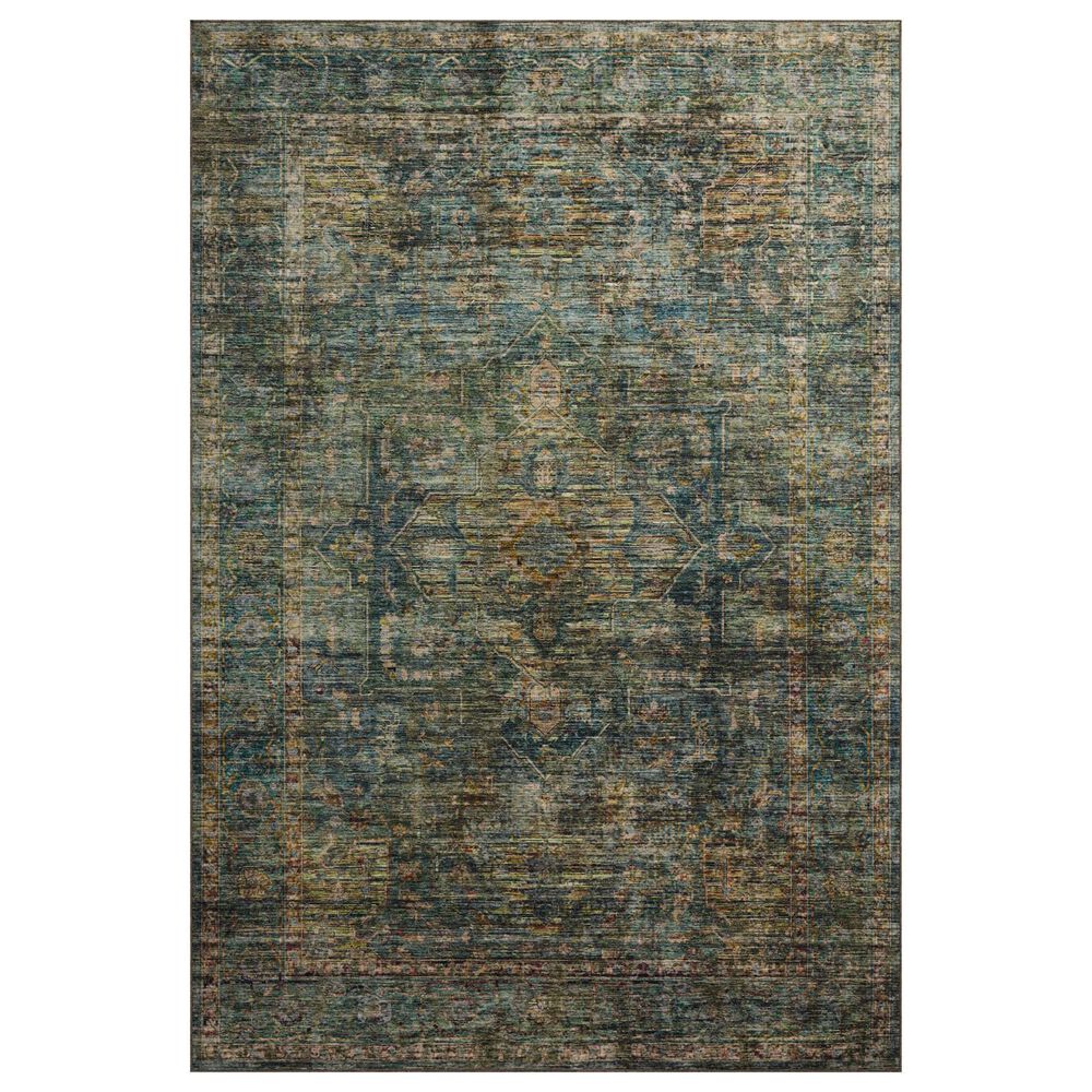 Loloi II Anniston Lagoon and Multicolor 2"6" x 12" Runner, , large