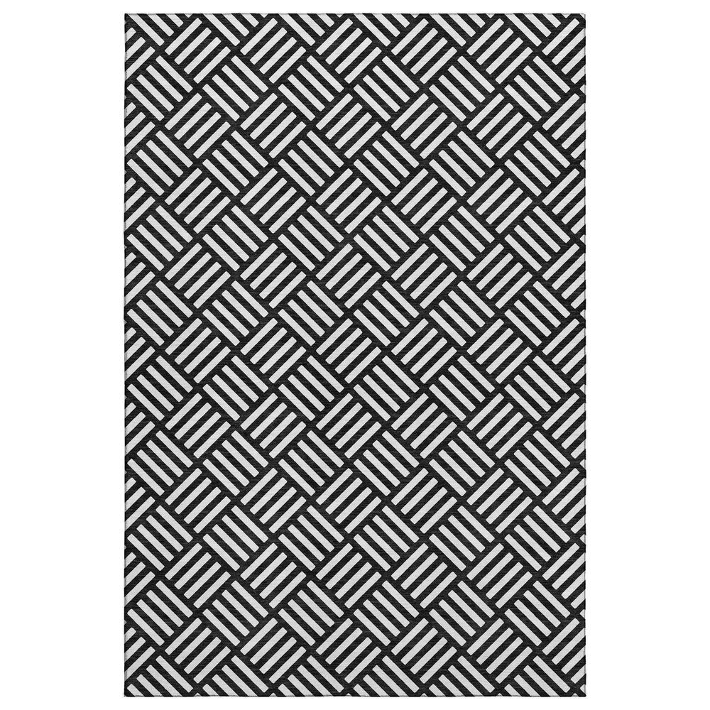 Dalyn Rug Company The Reserve TR3 Black 5" x 7"6" Indoor/Outdoor Area Rug, , large