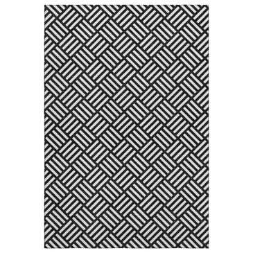 Dalyn Rug Company The Reserve TR3 Black 5" x 7"6" Indoor/Outdoor Area Rug, , large