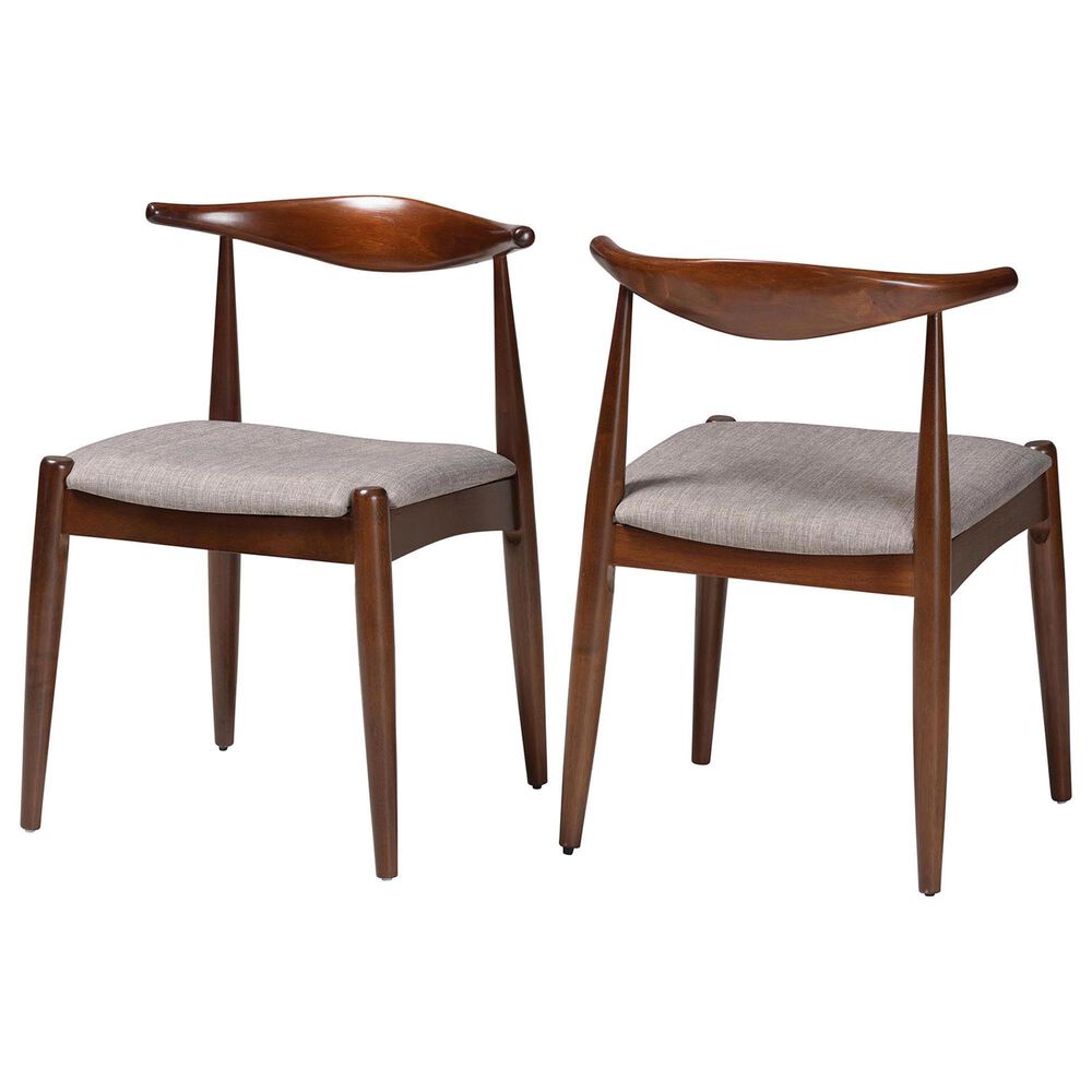 Baxton Studio Amato Side Chair in Walnut Brown (Set of 2), , large