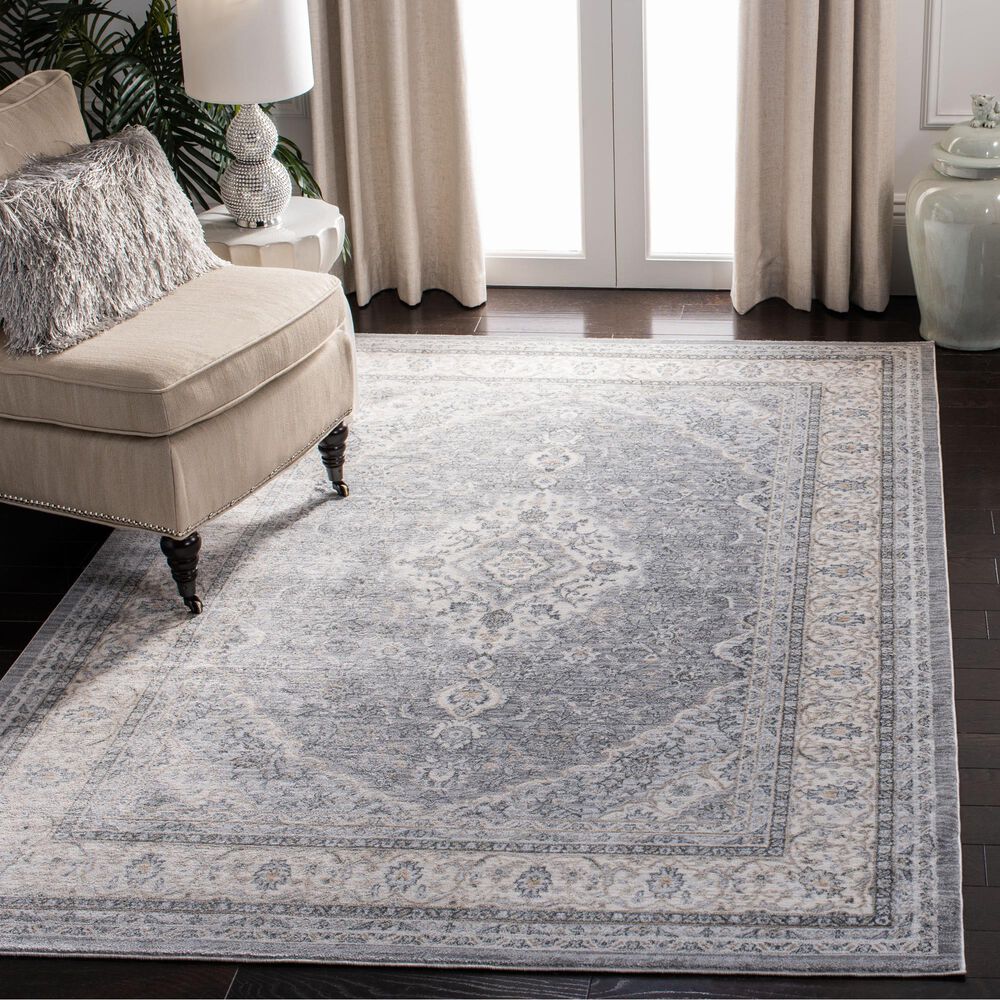 Safavieh Isabella 4&#39; x 6&#39; Grey and Cream Area Rug, , large