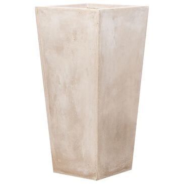 Alfresco Home Extra Large Tall Square Quarry Planter in Cream, , large