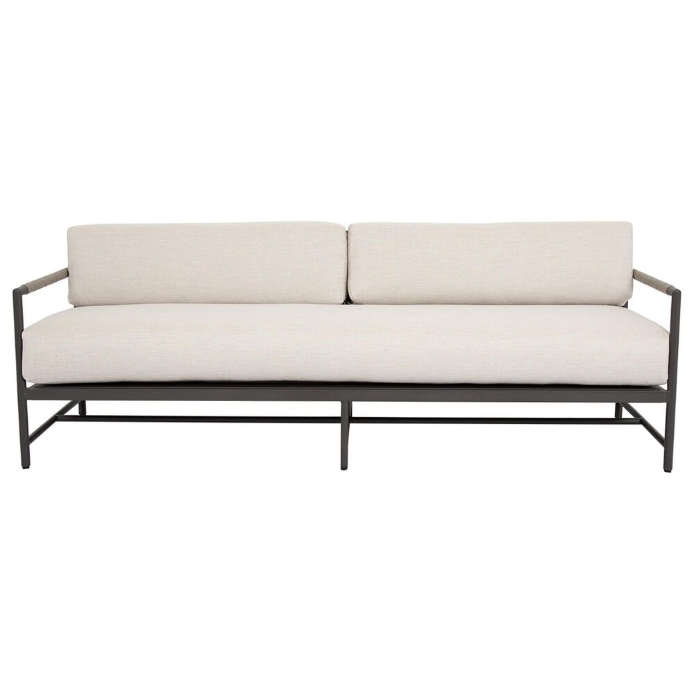 Sunset West Pietra Patio Sofa with Cushion in Echo Ash, , large