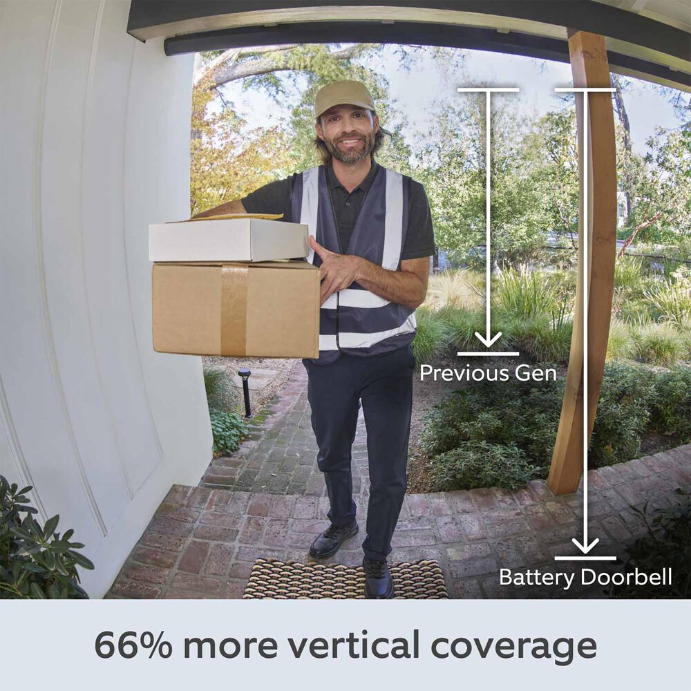 Ring Battery Doorbell Smart Wifi Video Doorbell - Battery-Powered with Head-to-Toe Video, Live View, and Two-Way Talk
 - Venetian Bronze, , large
