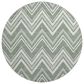 Dalyn Rug Company The Reserve TR17 Sage 8" Round Indoor/Outdoor Area Rug, , large