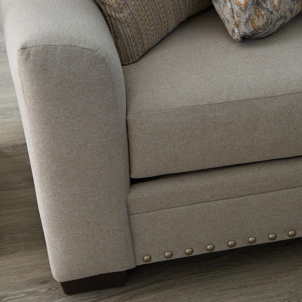Catnapper Middleton 3-Piece Right Facing Sectional with Chaise in Cement, , large