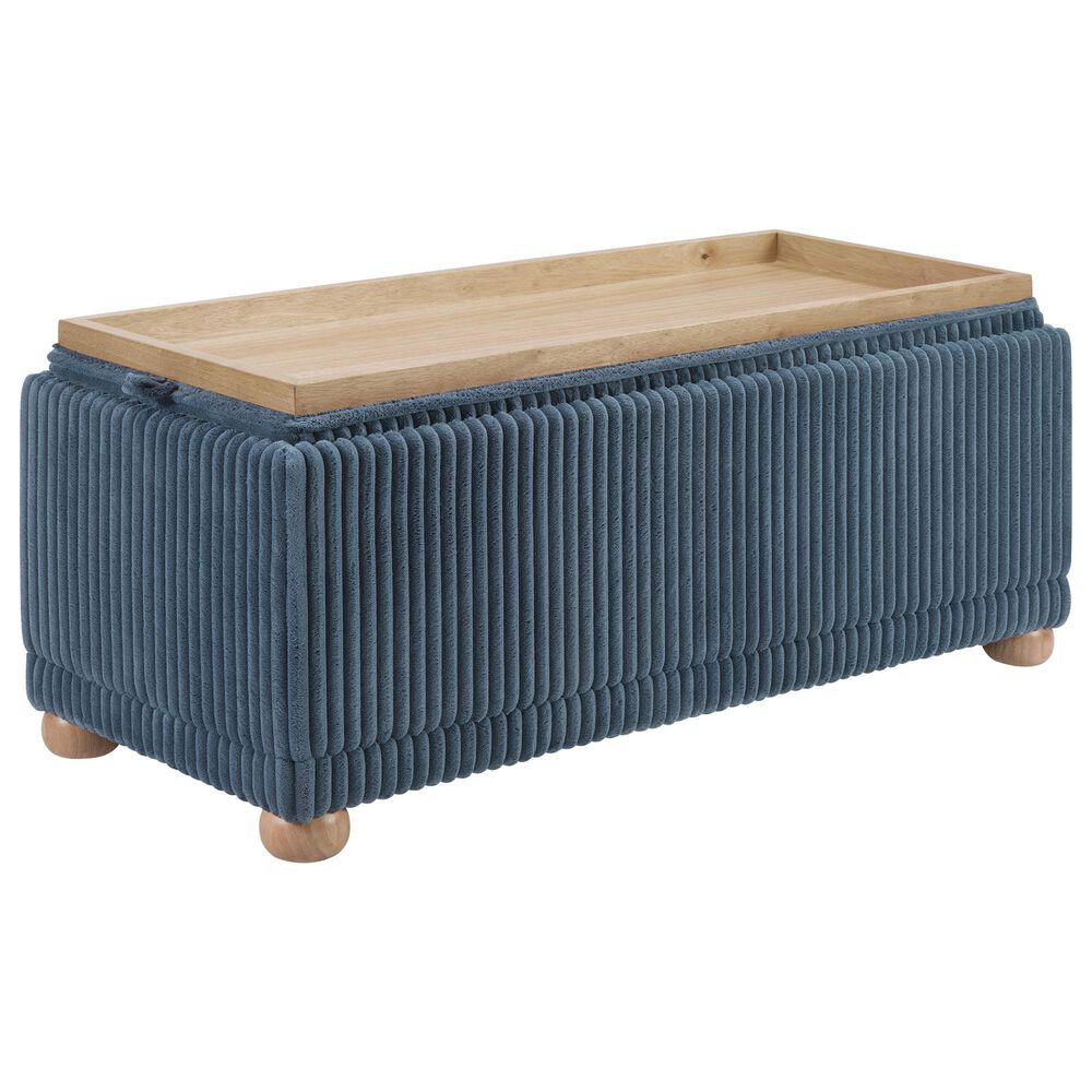 Valor Living Sahara Storage Bench in Blue, , large