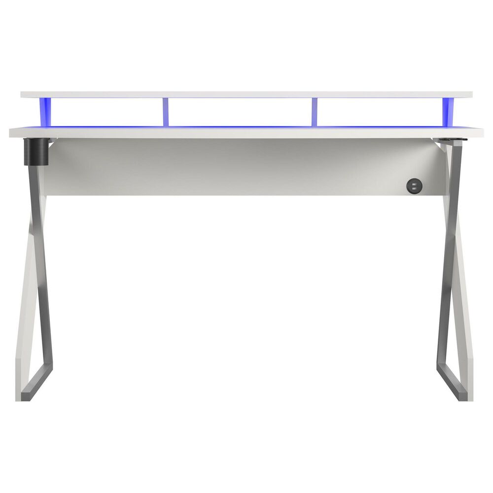 NTense Xtreme Gaming Desk in White, , large