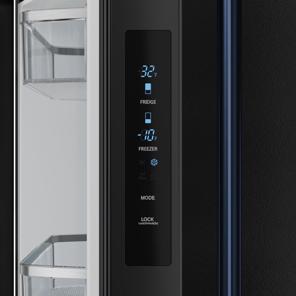 THOR KITCHEN 3-Piece Kitchen Package with 17.5 Cu. Ft. French-Door Refrigerator in Black and Navy Blue, , large
