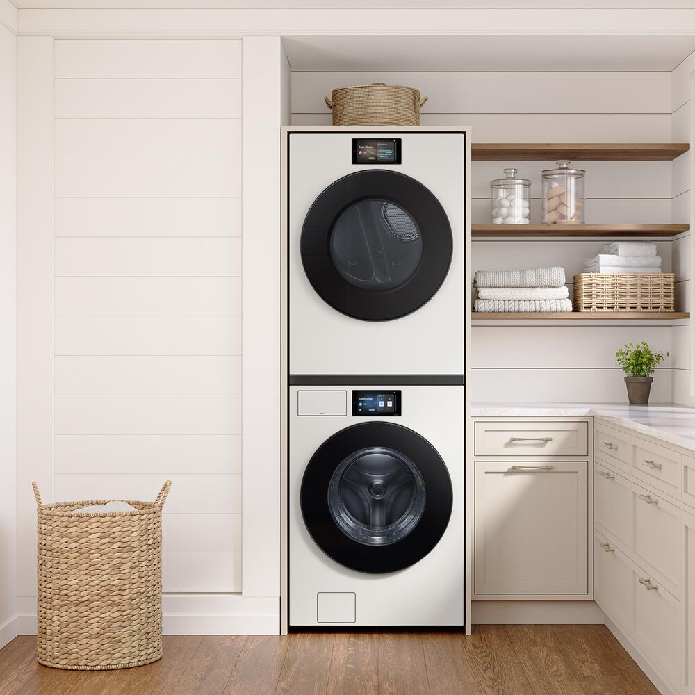 Samsung Bespoke 5.3 Cu. Ft. Front Load Washer in Dark Steel, , large