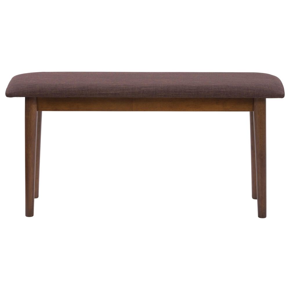 CorLiving Branson Dining Bench in Warm Walnut/Brown, , large