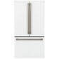 Cafe 23.1 Cu. Ft. Counter Depth French Door Refrigerator in Matte White in Brushed Bronze, , large