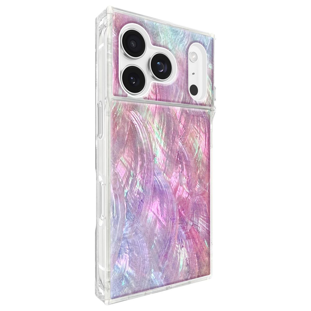 Case-Mate Square MagSafe Case for iPhone 17 Pro in Pink Mother Of Pearl, , large