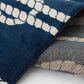 Central Oriental Terrace Tropic Nautical Life 5" x 7"3" Sapphire and Snow Area Rug, , large