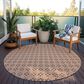 Dalyn Rug Company Marlo 10" Round Paprika Indoor/Outdoor Area Rug, , large
