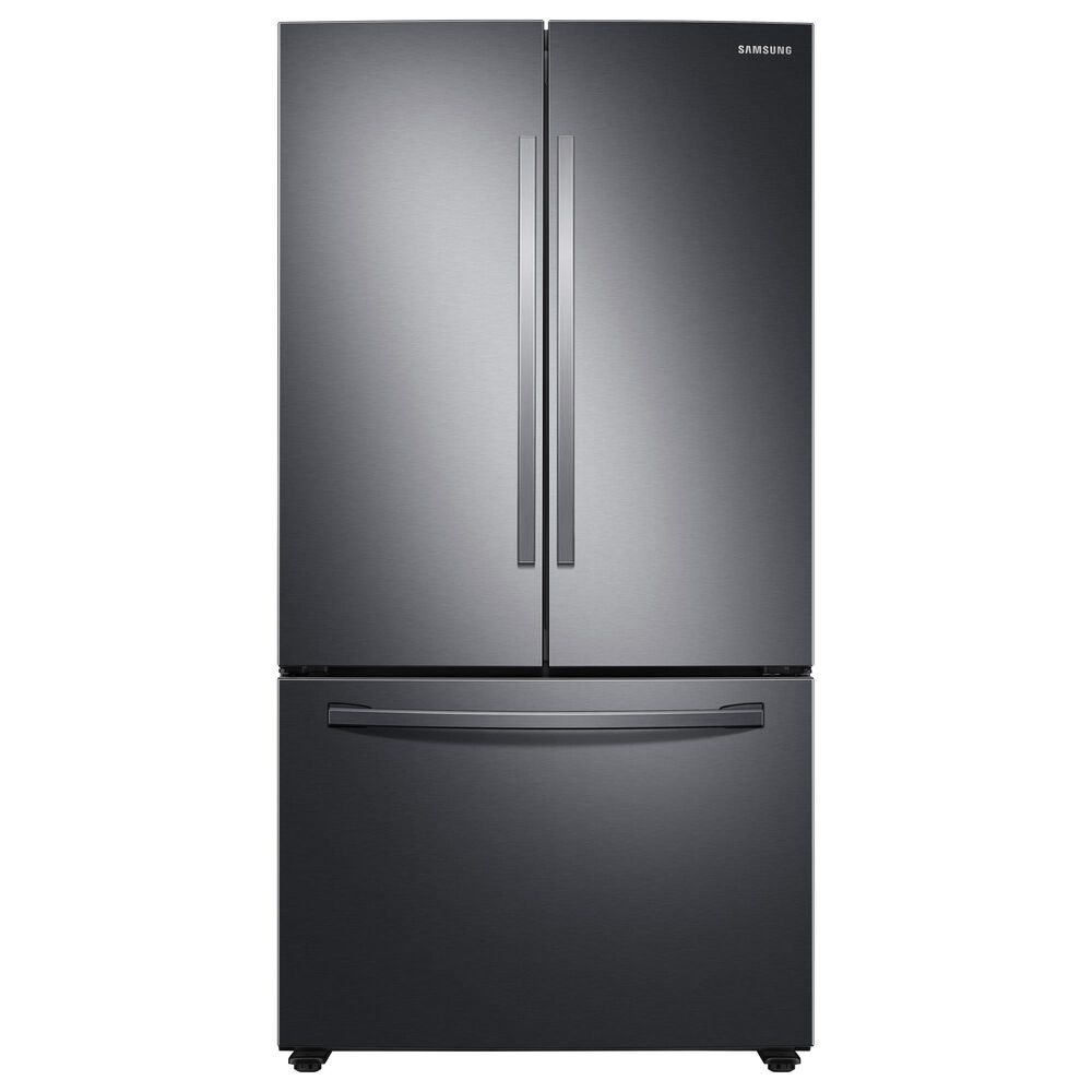 Samsung 28 Cu. Ft. 3-Door French Door Refrigerator with AutoFill Water Pitcher in Black Stainless Steel, , large