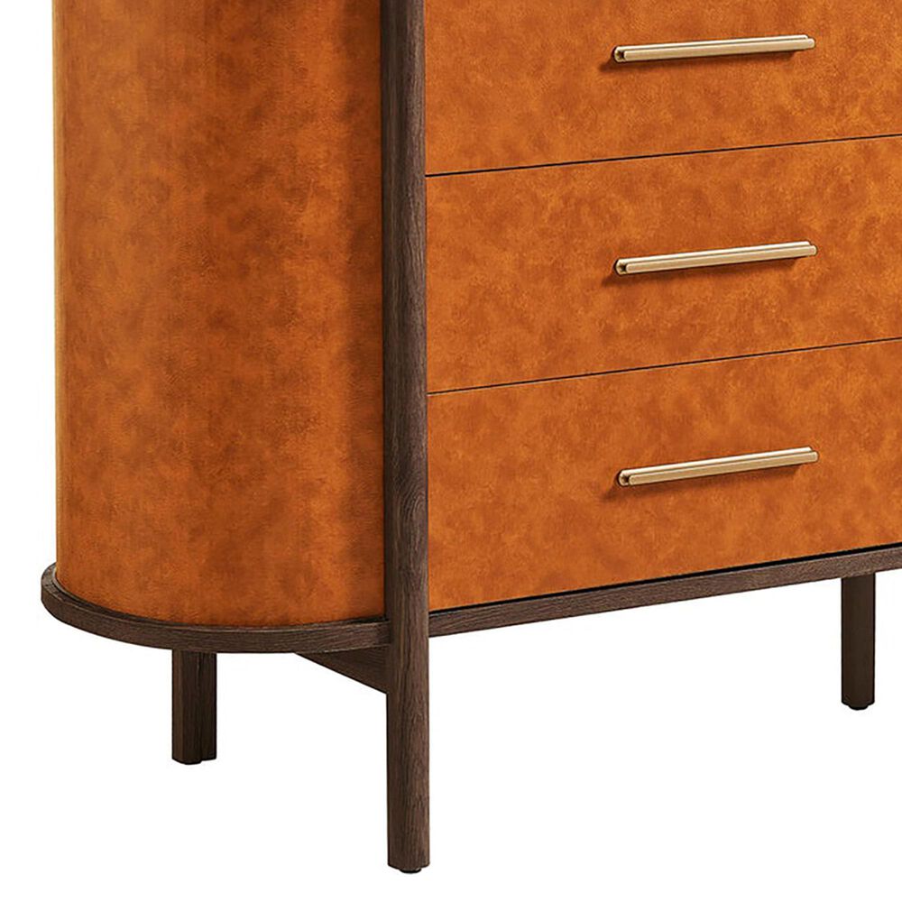 Modway Coralie 6-Drawer Dresser in Walnut Tan, , large