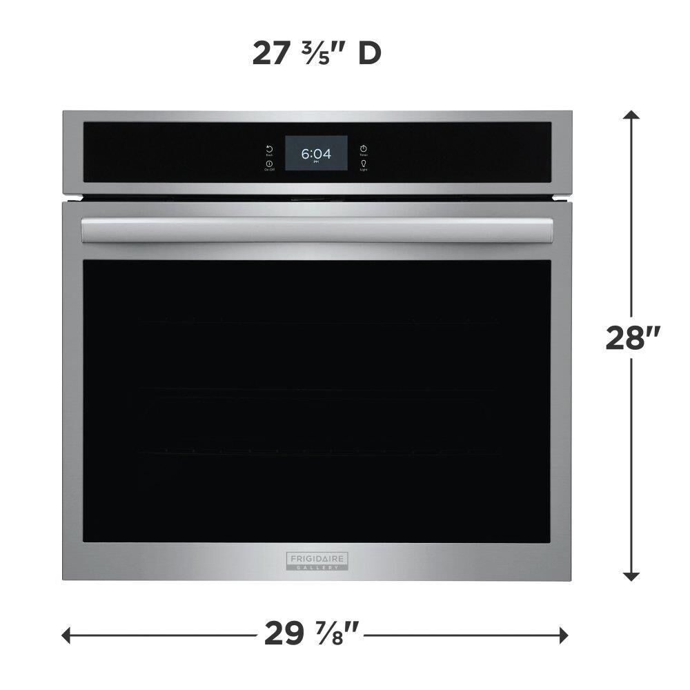 Frigidaire Gallery 30" Single Wall Oven with Stone Baked Pizza in Stainless Steel, , large