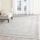 Safavieh Adirondack ADR108B-10 10" x 14" Ivory/Silver Area Rug, , large