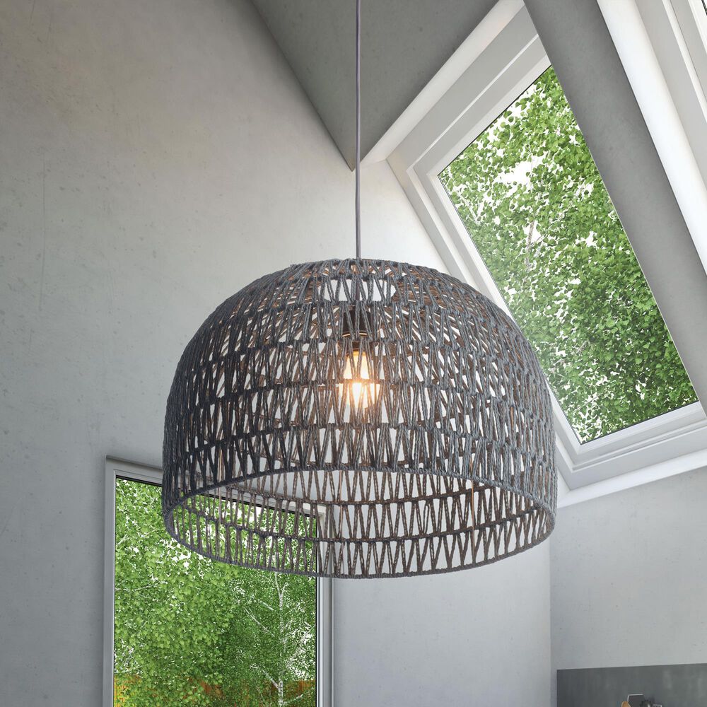 Zuo Modern Paradise Ceiling Lamp in Gray, , large