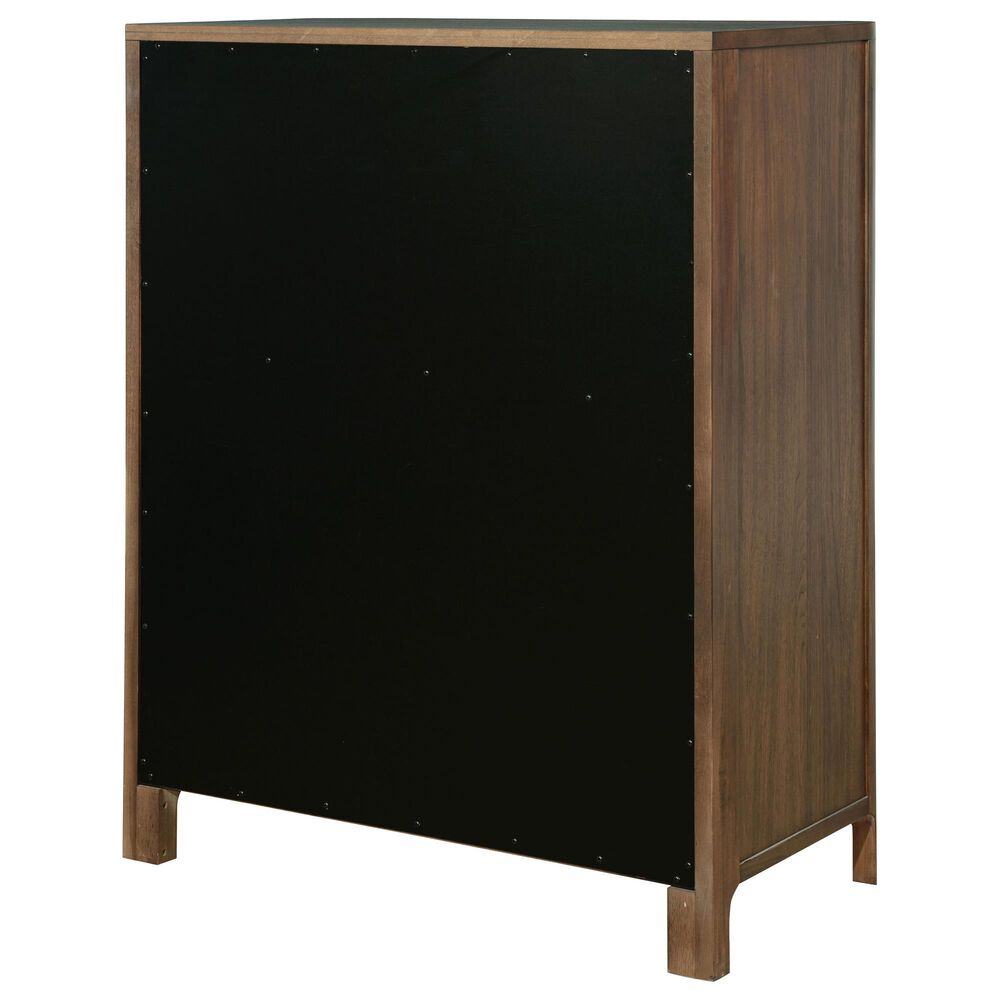 Coaster Maderia 5-Drawer Chest in Walnut, , large