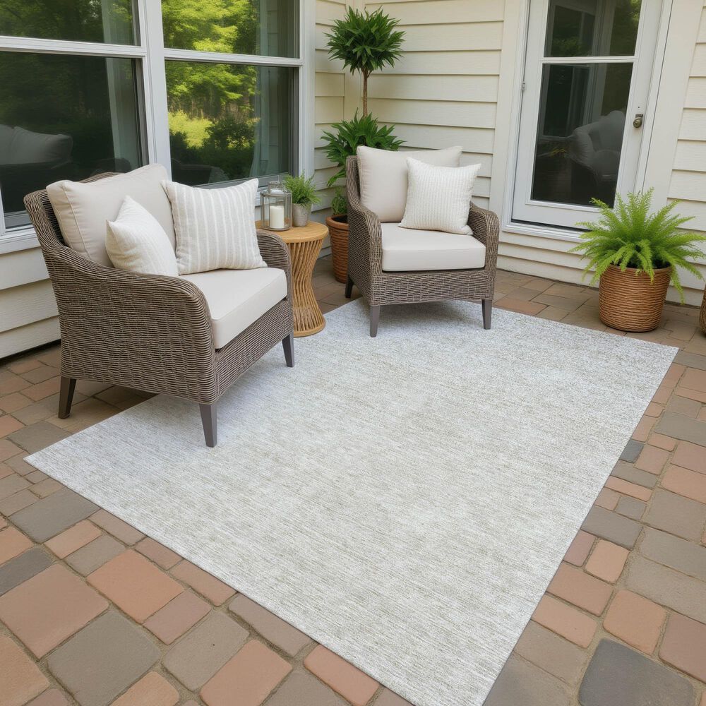 Dalyn Rug Company Soft Essentials Solid Ivory 10' x 14' Indoor/Outdoor Area Rug, , large